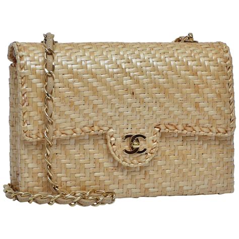 straw bag chanel|chanel straw tote bag.